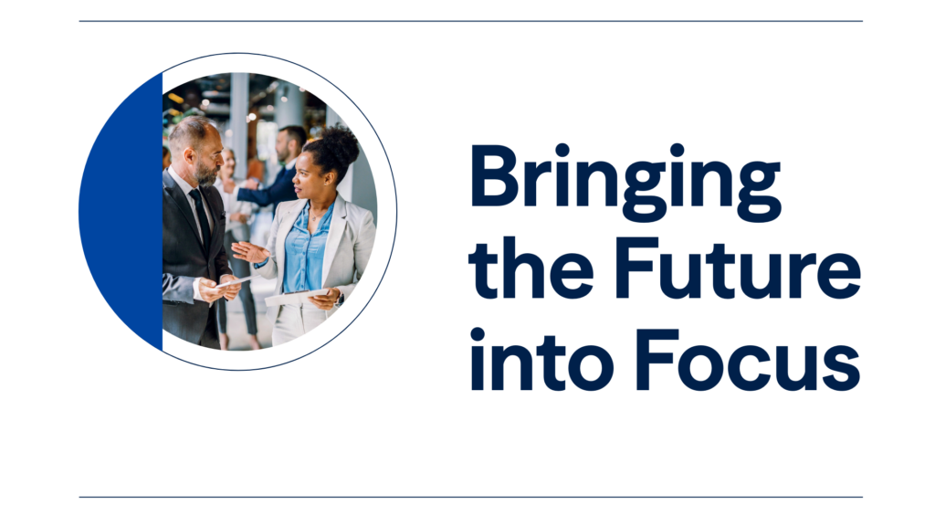 Lindauer brand graphic with the tagline Bringing the Future into Focus