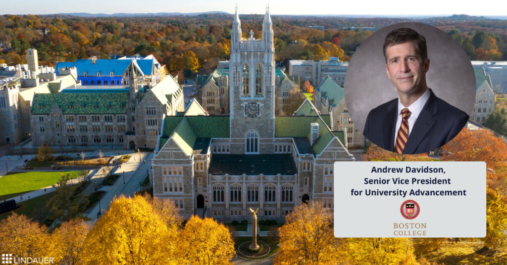 Boston College Names Andrew Davidson as Senior Vice President for University Advancement