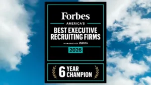 Forbes Names Lindauer a Top Executive Search Firm
